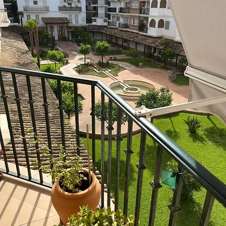 Family Near The Apartment